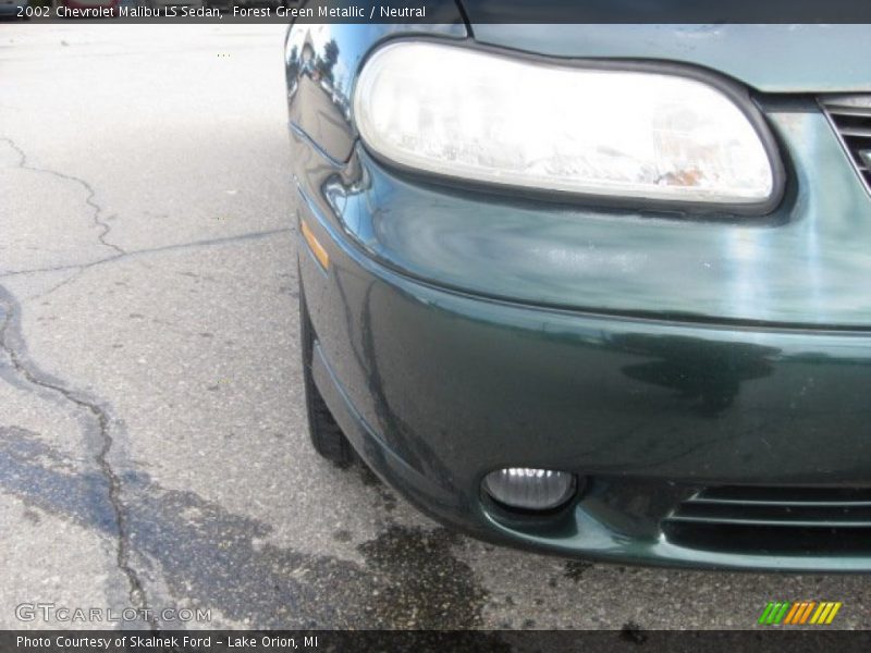 Forest Green Metallic / Neutral 2002 Chevrolet Malibu LS Sedan