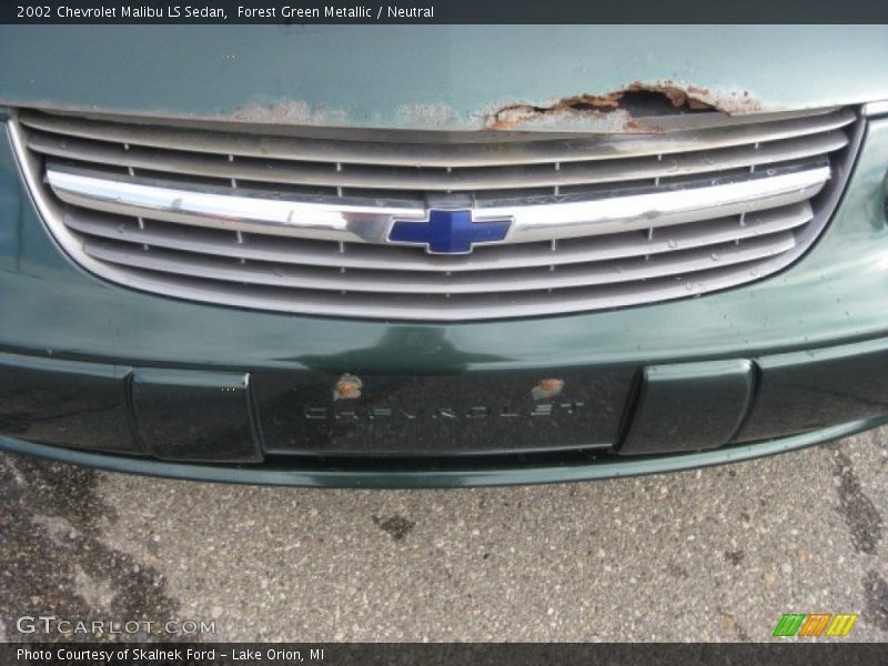 Forest Green Metallic / Neutral 2002 Chevrolet Malibu LS Sedan