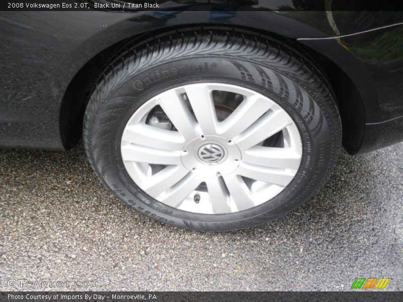 Black Uni / Titan Black 2008 Volkswagen Eos 2.0T