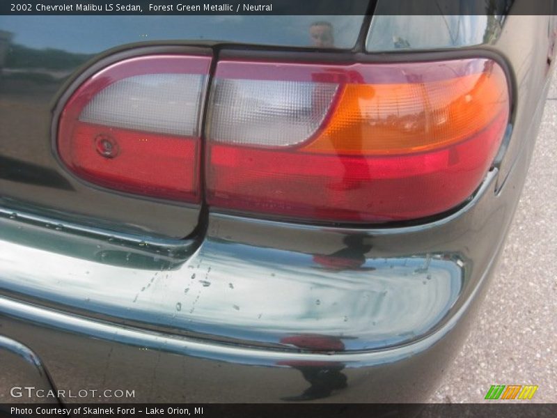 Forest Green Metallic / Neutral 2002 Chevrolet Malibu LS Sedan