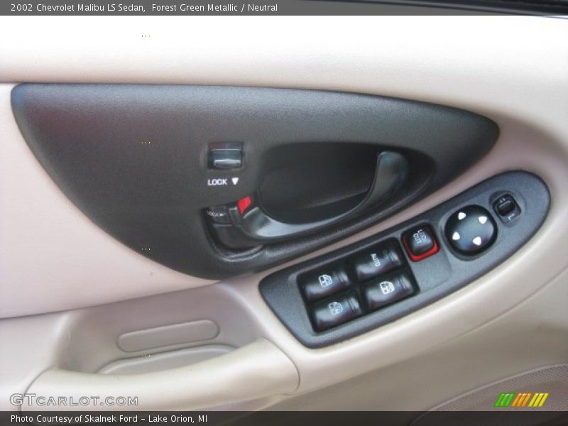 Forest Green Metallic / Neutral 2002 Chevrolet Malibu LS Sedan