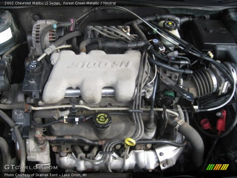 Forest Green Metallic / Neutral 2002 Chevrolet Malibu LS Sedan