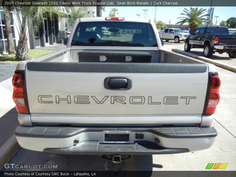 Silver Birch Metallic / Dark Charcoal 2007 Chevrolet Silverado 1500 Classic Work Truck Regular Cab