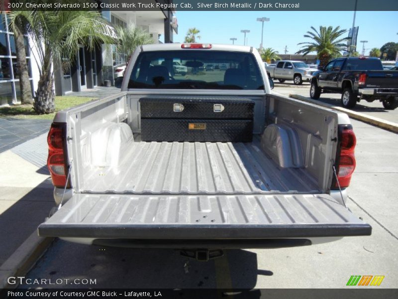 Silver Birch Metallic / Dark Charcoal 2007 Chevrolet Silverado 1500 Classic Work Truck Regular Cab