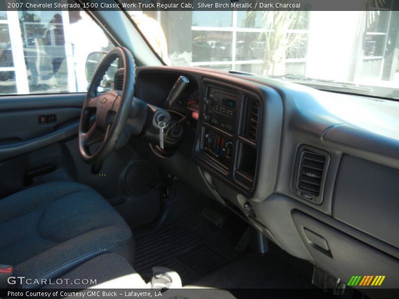 Silver Birch Metallic / Dark Charcoal 2007 Chevrolet Silverado 1500 Classic Work Truck Regular Cab