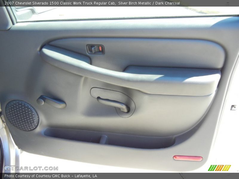 Silver Birch Metallic / Dark Charcoal 2007 Chevrolet Silverado 1500 Classic Work Truck Regular Cab