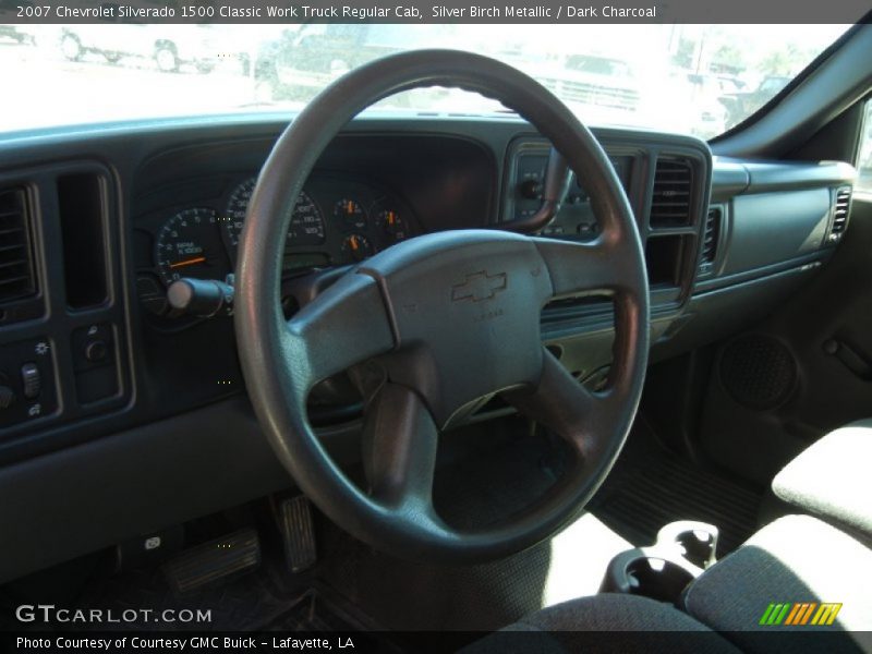 Silver Birch Metallic / Dark Charcoal 2007 Chevrolet Silverado 1500 Classic Work Truck Regular Cab