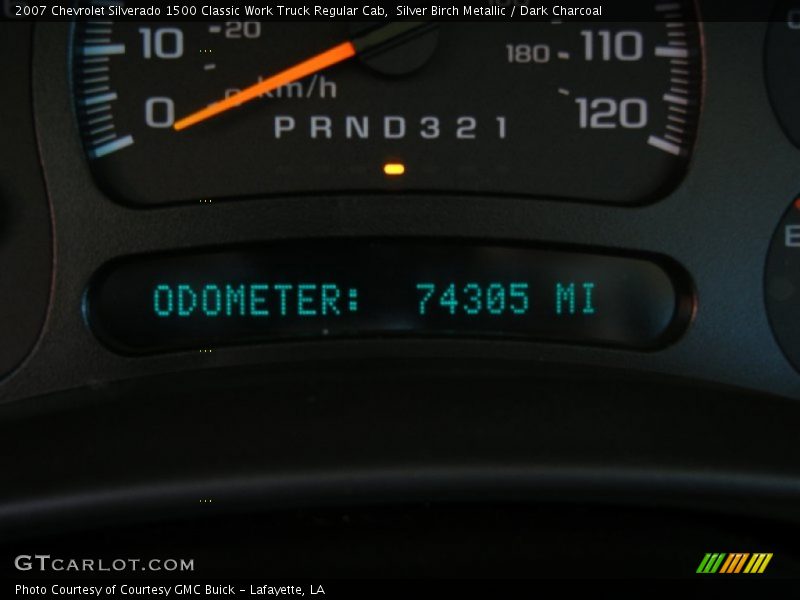 Silver Birch Metallic / Dark Charcoal 2007 Chevrolet Silverado 1500 Classic Work Truck Regular Cab