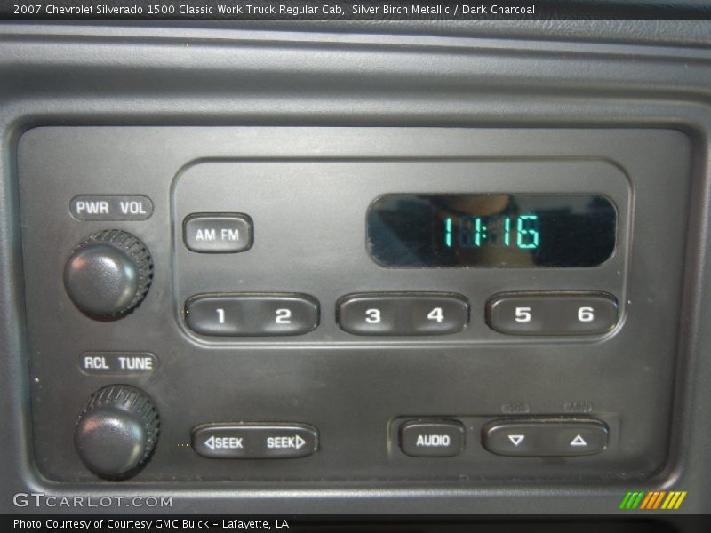 Silver Birch Metallic / Dark Charcoal 2007 Chevrolet Silverado 1500 Classic Work Truck Regular Cab