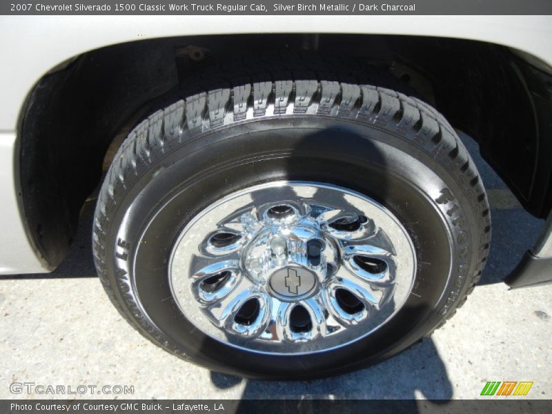 Silver Birch Metallic / Dark Charcoal 2007 Chevrolet Silverado 1500 Classic Work Truck Regular Cab