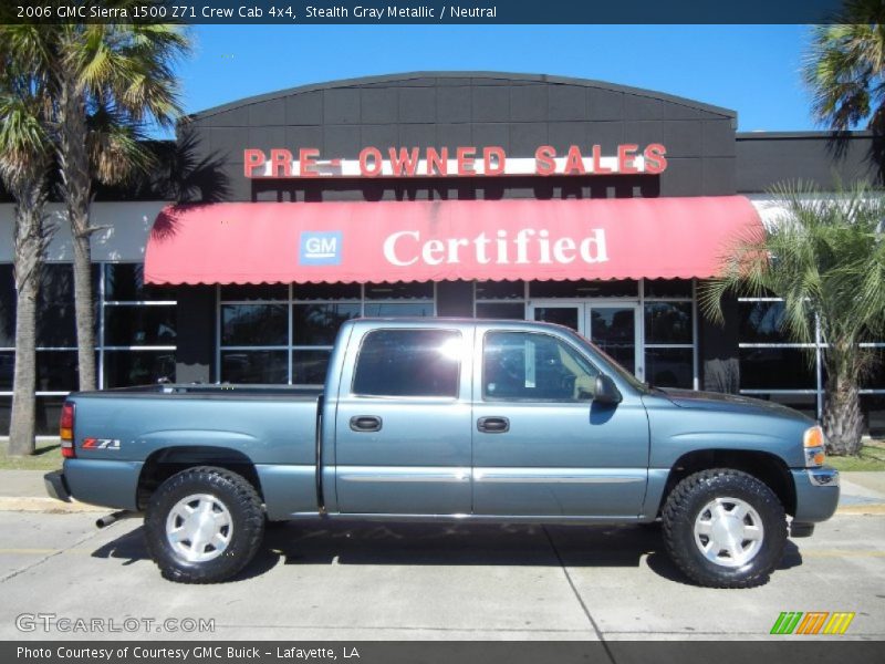 Stealth Gray Metallic / Neutral 2006 GMC Sierra 1500 Z71 Crew Cab 4x4