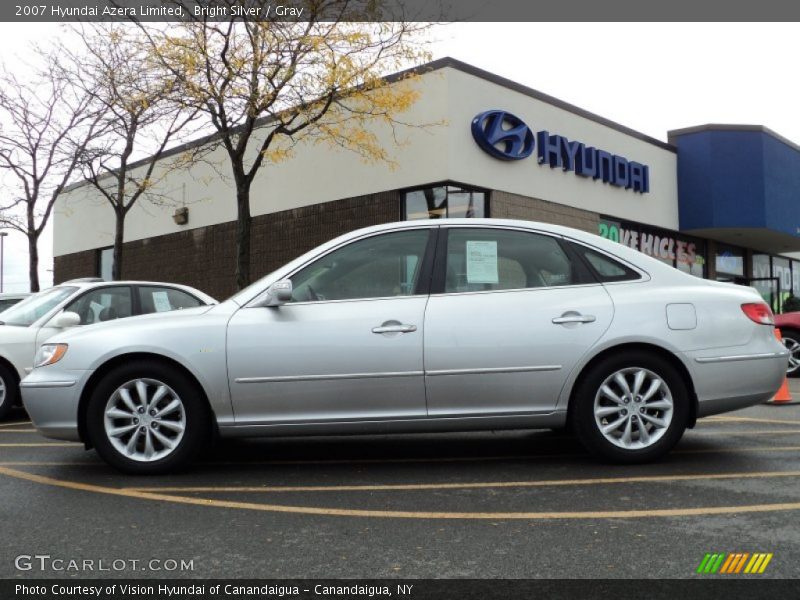 Bright Silver / Gray 2007 Hyundai Azera Limited