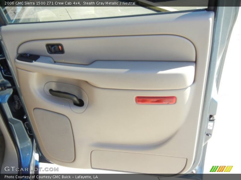 Stealth Gray Metallic / Neutral 2006 GMC Sierra 1500 Z71 Crew Cab 4x4