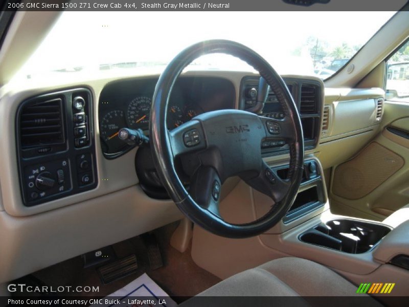 Stealth Gray Metallic / Neutral 2006 GMC Sierra 1500 Z71 Crew Cab 4x4