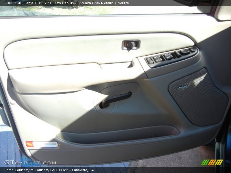 Stealth Gray Metallic / Neutral 2006 GMC Sierra 1500 Z71 Crew Cab 4x4
