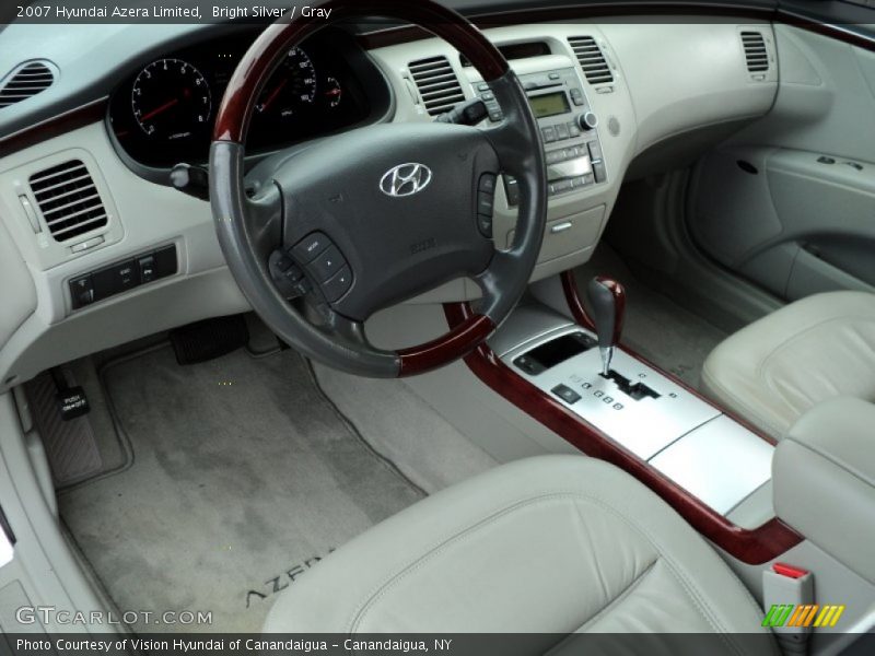 Bright Silver / Gray 2007 Hyundai Azera Limited