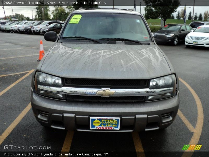 Silverstone Metallic / Light Gray 2008 Chevrolet TrailBlazer LS 4x4