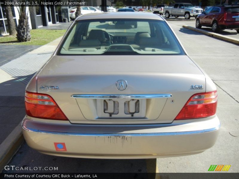 Naples Gold / Parchment 2001 Acura RL 3.5