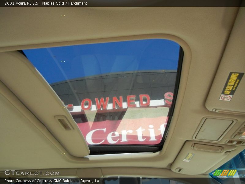 Naples Gold / Parchment 2001 Acura RL 3.5