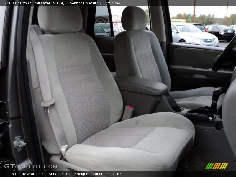 Silverstone Metallic / Light Gray 2008 Chevrolet TrailBlazer LS 4x4