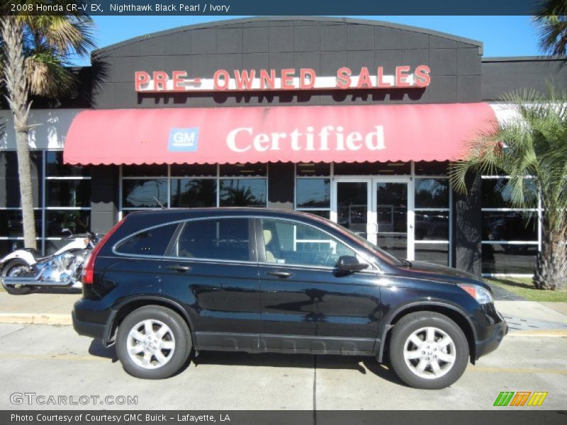 Nighthawk Black Pearl / Ivory 2008 Honda CR-V EX