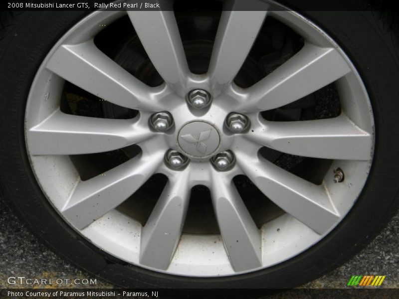 Rally Red Pearl / Black 2008 Mitsubishi Lancer GTS