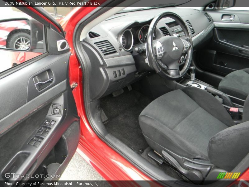 Rally Red Pearl / Black 2008 Mitsubishi Lancer GTS