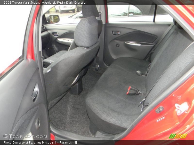 Absolutely Red / Dark Charcoal 2008 Toyota Yaris Sedan