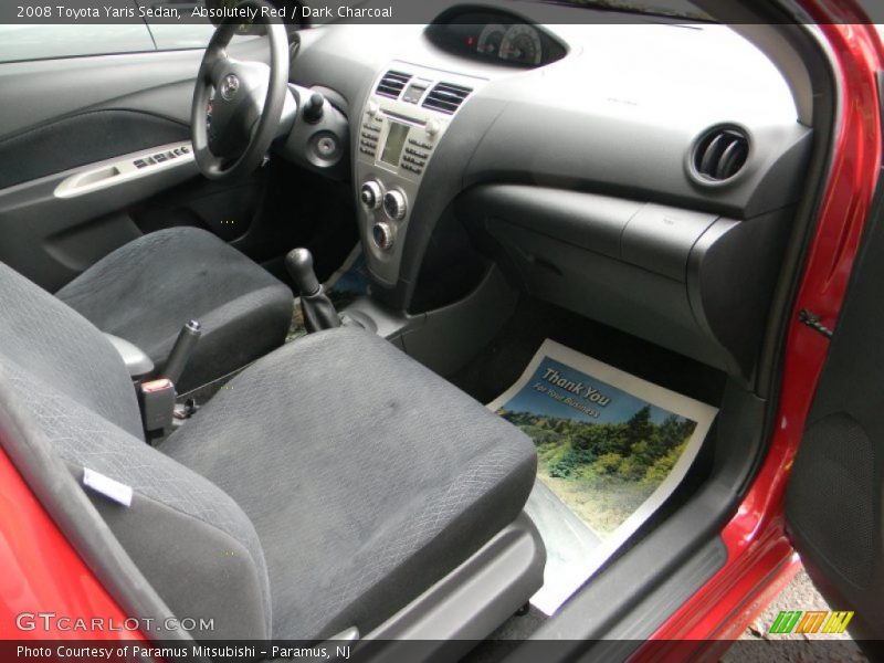 Absolutely Red / Dark Charcoal 2008 Toyota Yaris Sedan