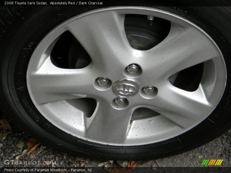 Absolutely Red / Dark Charcoal 2008 Toyota Yaris Sedan