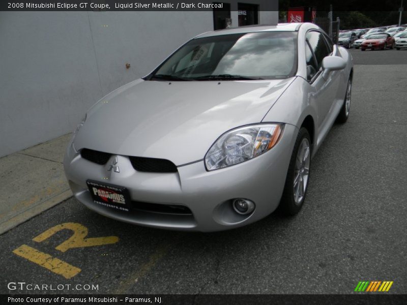 Liquid Silver Metallic / Dark Charcoal 2008 Mitsubishi Eclipse GT Coupe