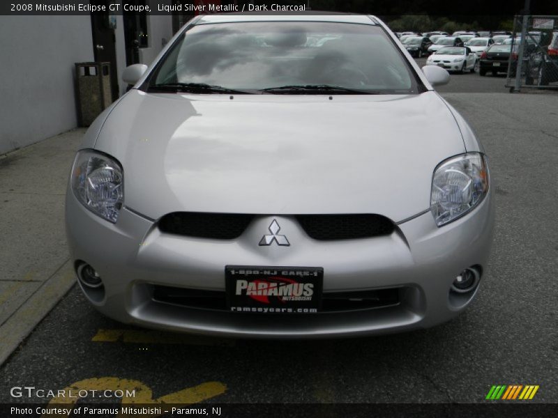 Liquid Silver Metallic / Dark Charcoal 2008 Mitsubishi Eclipse GT Coupe
