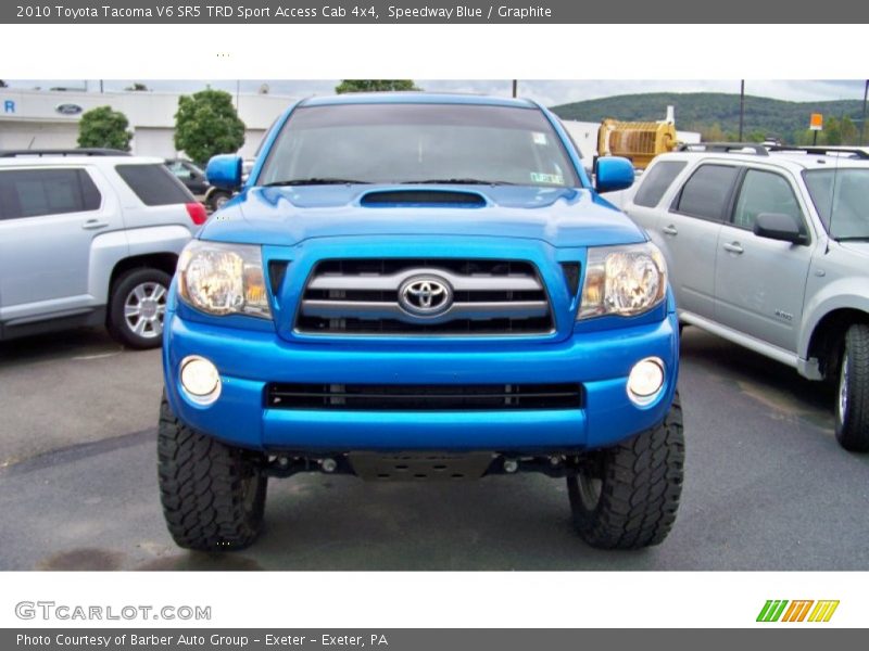 Speedway Blue / Graphite 2010 Toyota Tacoma V6 SR5 TRD Sport Access Cab 4x4