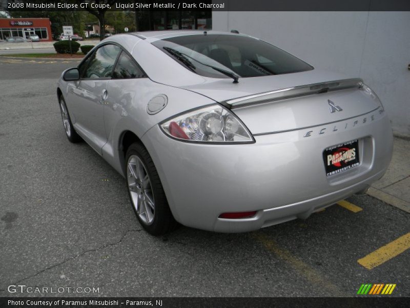 Liquid Silver Metallic / Dark Charcoal 2008 Mitsubishi Eclipse GT Coupe