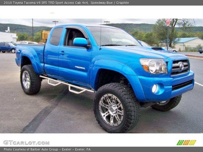 Front 3/4 View of 2010 Tacoma V6 SR5 TRD Sport Access Cab 4x4