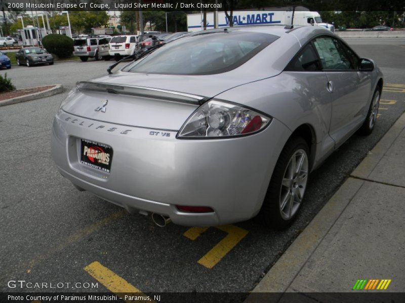 Liquid Silver Metallic / Dark Charcoal 2008 Mitsubishi Eclipse GT Coupe