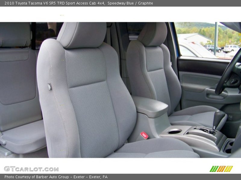  2010 Tacoma V6 SR5 TRD Sport Access Cab 4x4 Graphite Interior