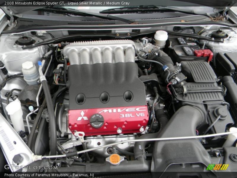  2008 Eclipse Spyder GT Engine - 3.8 Liter SOHC 24 Valve MIVEC V6