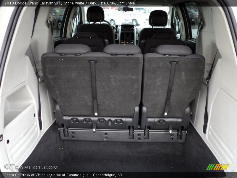 Stone White / Dark Slate Gray/Light Shale 2010 Dodge Grand Caravan SXT