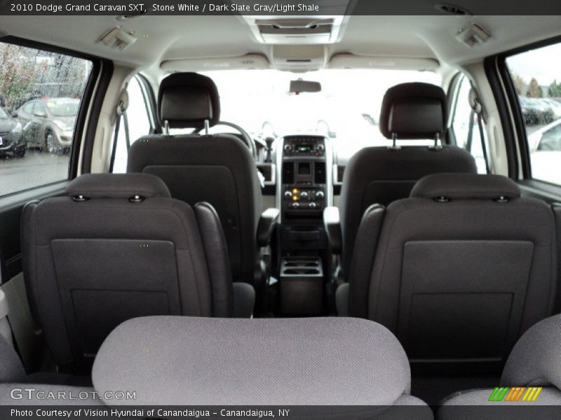 Stone White / Dark Slate Gray/Light Shale 2010 Dodge Grand Caravan SXT