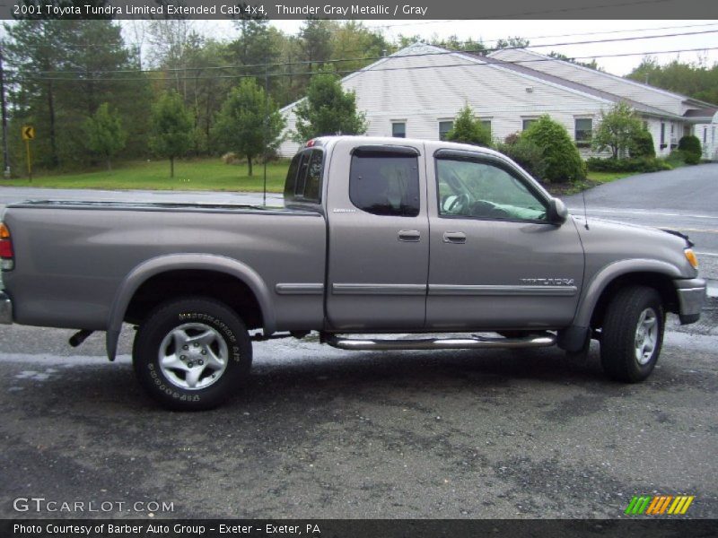 Thunder Gray Metallic / Gray 2001 Toyota Tundra Limited Extended Cab 4x4