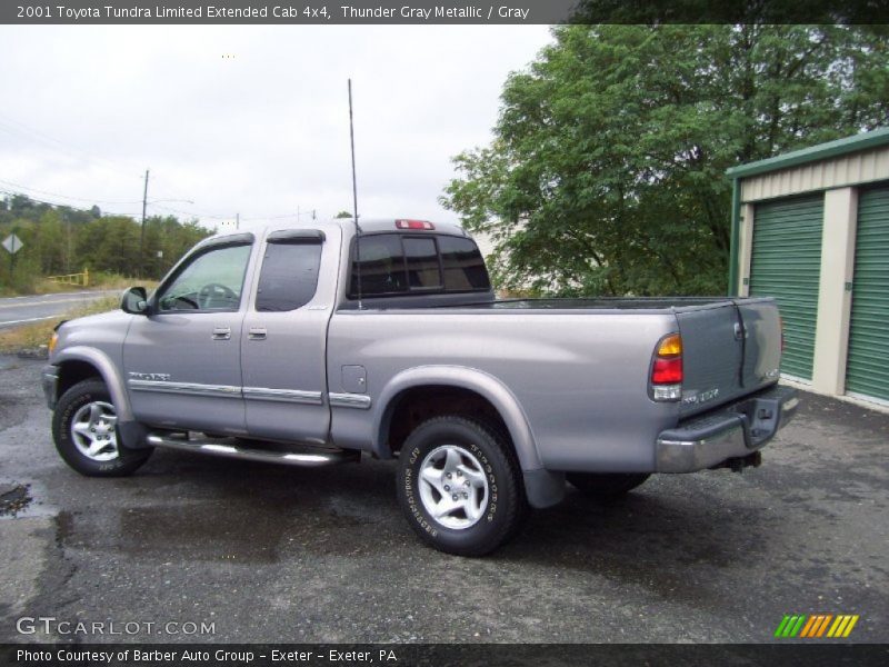 Thunder Gray Metallic / Gray 2001 Toyota Tundra Limited Extended Cab 4x4