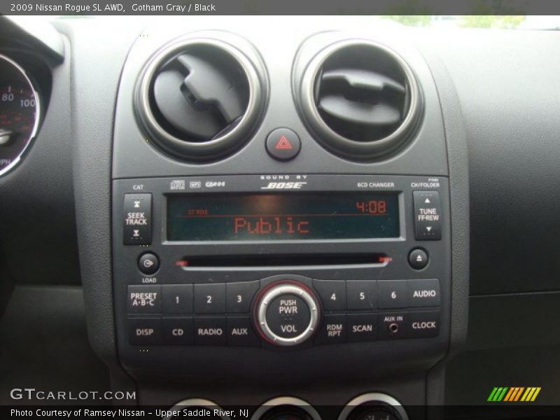 Gotham Gray / Black 2009 Nissan Rogue SL AWD