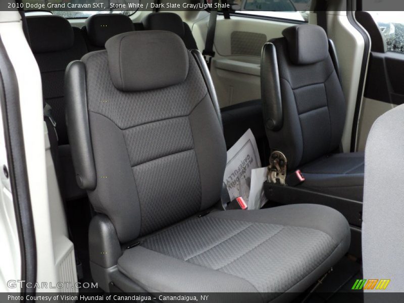 Stone White / Dark Slate Gray/Light Shale 2010 Dodge Grand Caravan SXT