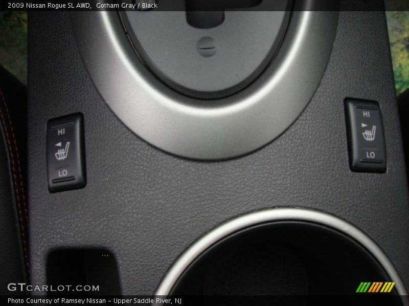 Gotham Gray / Black 2009 Nissan Rogue SL AWD