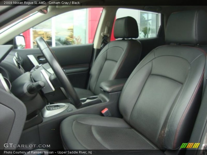 Gotham Gray / Black 2009 Nissan Rogue SL AWD