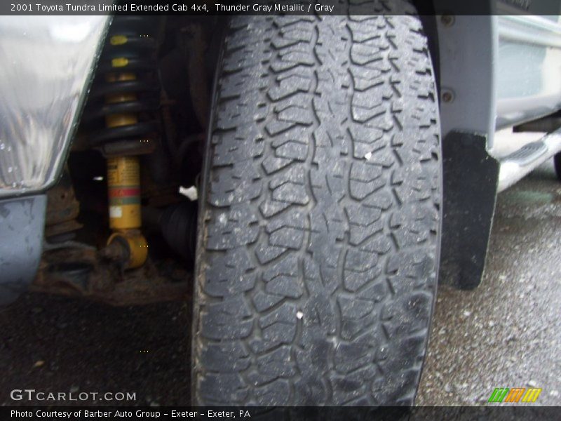 Thunder Gray Metallic / Gray 2001 Toyota Tundra Limited Extended Cab 4x4