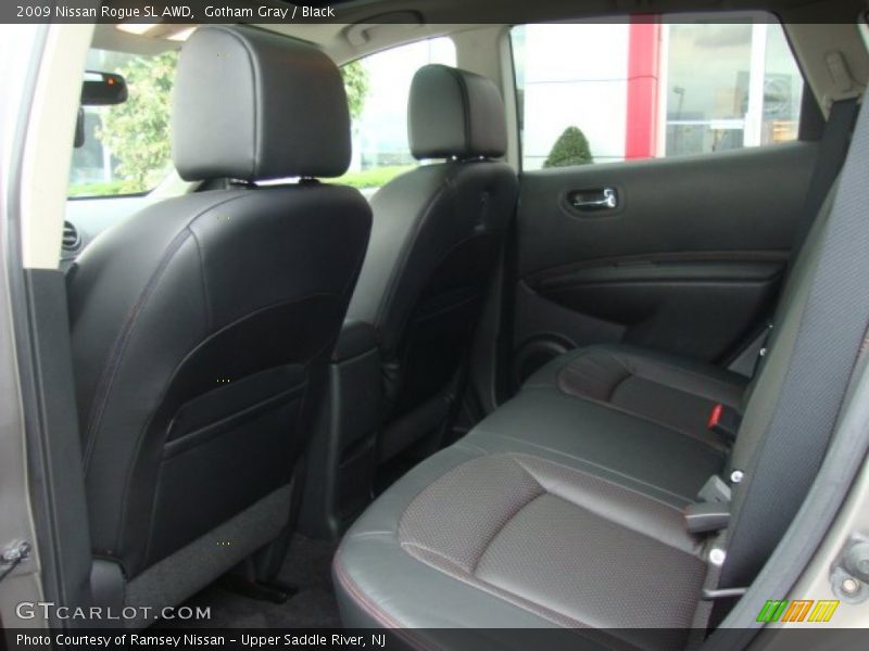 Gotham Gray / Black 2009 Nissan Rogue SL AWD