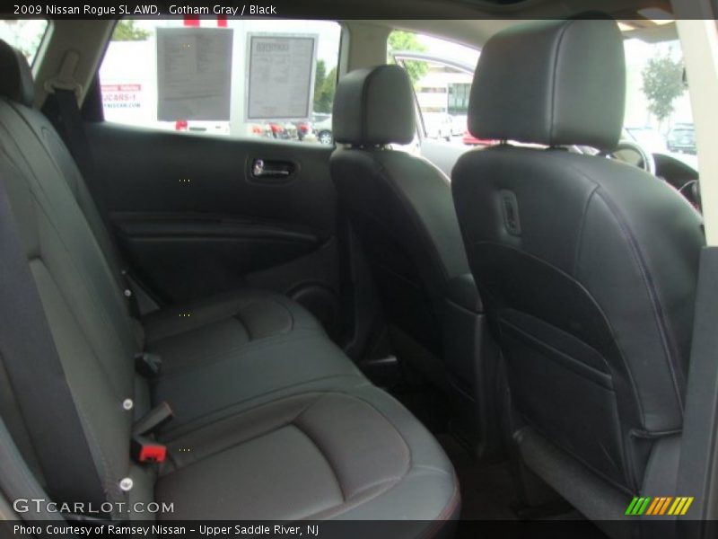Gotham Gray / Black 2009 Nissan Rogue SL AWD