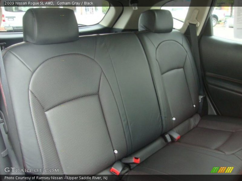 Gotham Gray / Black 2009 Nissan Rogue SL AWD